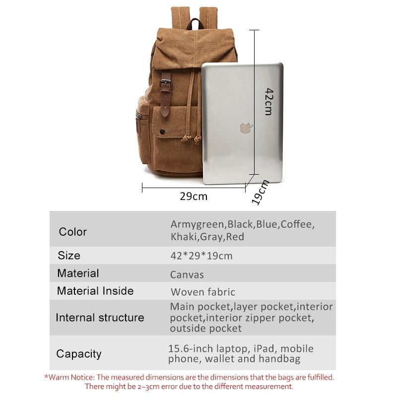 Vintage Large Canvas Backpack - More than a backpack