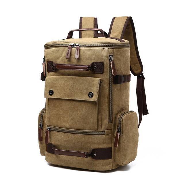 Large Vintage Canvas Backpack - More than a backpack