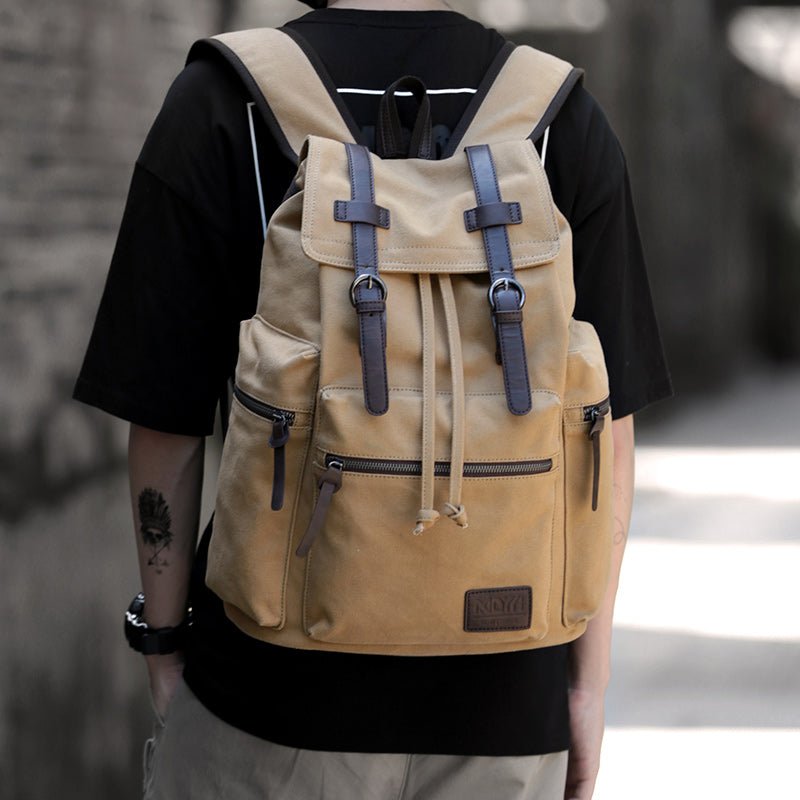 Vintage Canvas 15.6" Laptop Backpack - More than a backpack